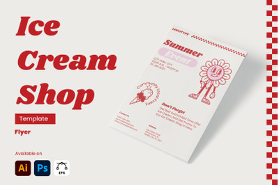 Ice Cream Shop - Flyer