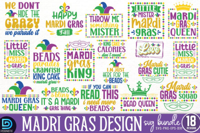 Mardi Gras Svg Bundle