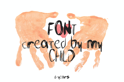 Font by Kids create my child