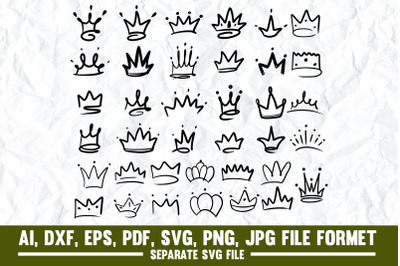 Drawn Crown,Queen - Royal Person, Tiara, Graffiti,