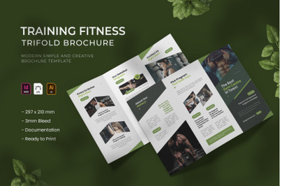 Training Fitness - Trifold Brochure