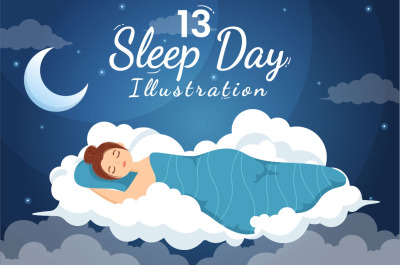 13 World Sleep Day Illustration