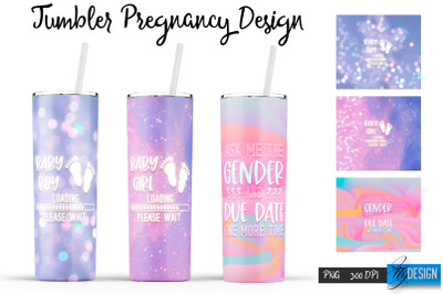 Pregnancy Tumblers | Pregnant Woman Tumbler Sublimation | PNG 20 Oz