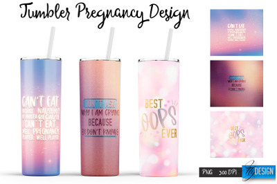 Pregnancy Tumblers | Pregnant Woman Tumbler Sublimation | PNG 20 Oz