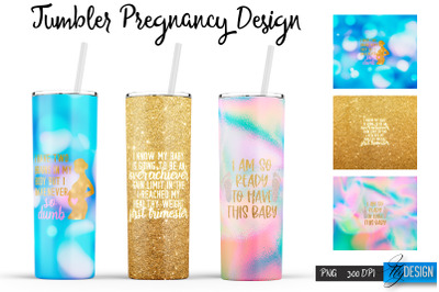 Pregnancy Tumblers | Pregnant Woman Tumbler Sublimation | PNG 20 Oz