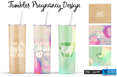 Pregnancy Tumblers | Pregnant Woman Tumbler Sublimation | PNG 20 Oz