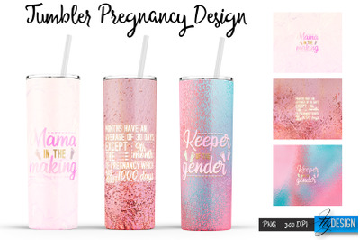 Pregnancy Tumblers | Pregnant Woman Tumbler Sublimation | PNG 20 Oz