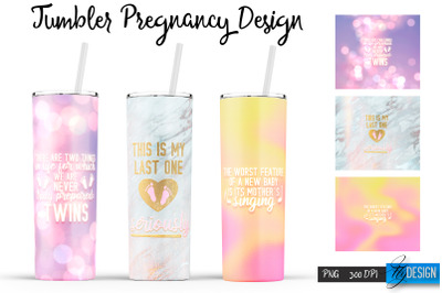 Pregnancy Tumblers | Pregnant Woman Tumbler Sublimation | PNG 20 Oz