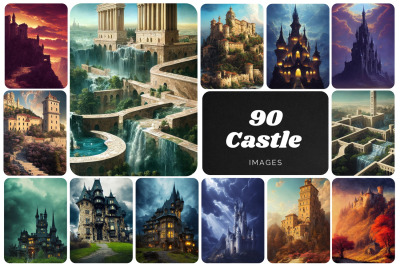 90 Unique Surreal Castle Images - Perfect for Home Decor, Graphic Desi