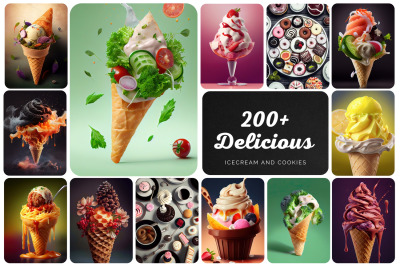 200+ Decadent Ice Cream &amp; Cookie Images - Perfect for Sweet Treat Them