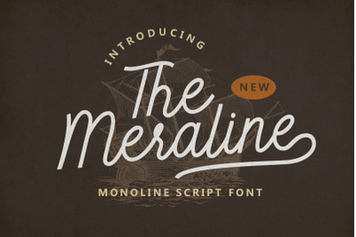 Meraline - Monoline Script