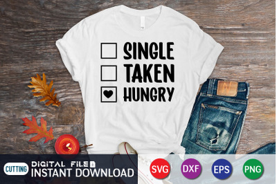 Single Taken Hungry SVG