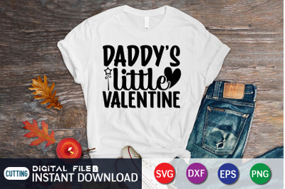 Daddys Little Valentine SVG