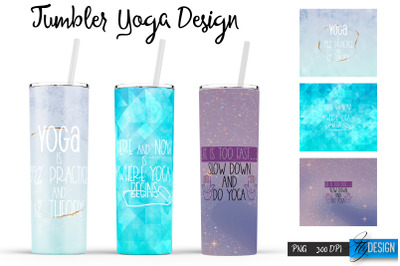 Yoga Tumblers | Yoga Tumbler Sublimation | PNG 20 Oz Tumbler | Tumbler