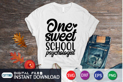 One Sweet School Psychologist SVG