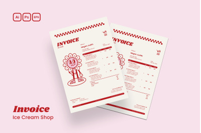 Ice Cream Store - Invoice