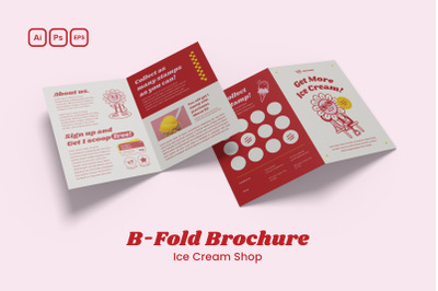 Ice Cream Store - Bifold Brochure