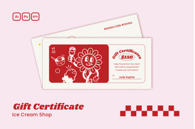 Ice Cream Store - Gift Certificate