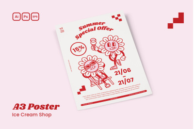 Ice Cream Store - Poster