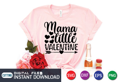 Mama Little Valentine SVG