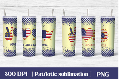 Patriotic tumbler | 4th of july tumbler sublimation