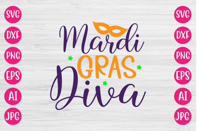 Mardi Gras Diva SVG DESIGN