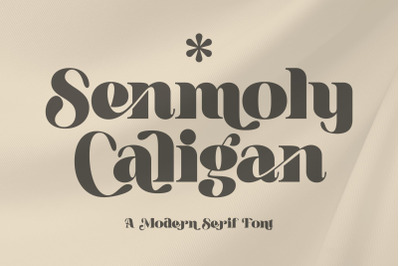 Senmoly Caligan Typeface