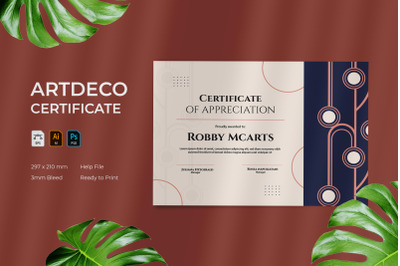 Artdeco - Certificate