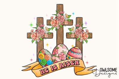 He Is Risen Easter Day PNG