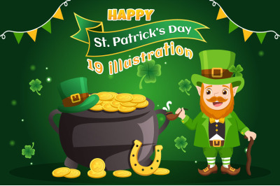 19 Happy St Patricks Day Illustration