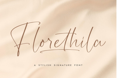 Florethila - Stylish Signature Font