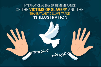 13 Remembrance of the Victims of Slavery and Slave Trade Illustration