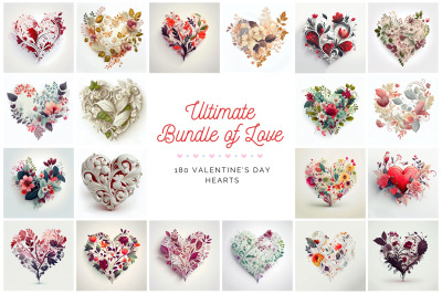 Valentine&#039;s Day Hearts, Hearts Love Clip Art - Heart to Heart: 180 Way