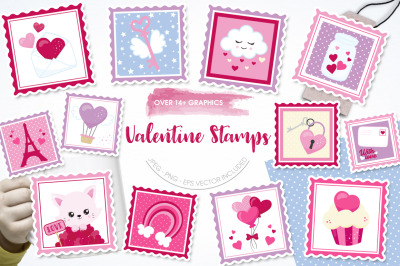 Valentine Stamps