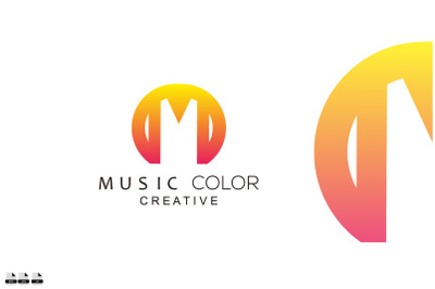 music color icon design symbol colorful