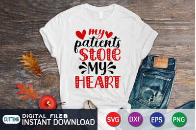 My Patients Stole My Heart Valentine SVG