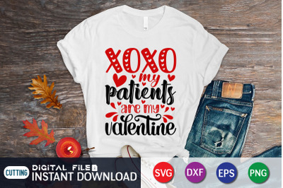 Xoxo my Patients are my Valentines SVG