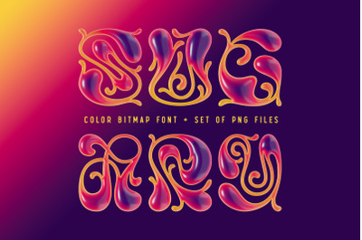 Sugary - Bitmap Color Font
