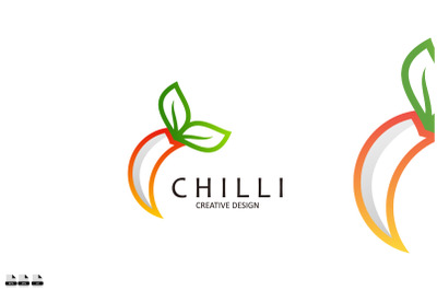 chilli design color icon colorful vector