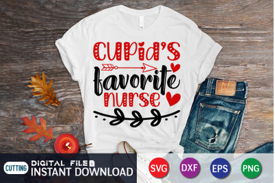 Cupids Favorite Nurse SVG