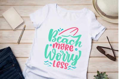 Summer SVG Beach More Worry Less