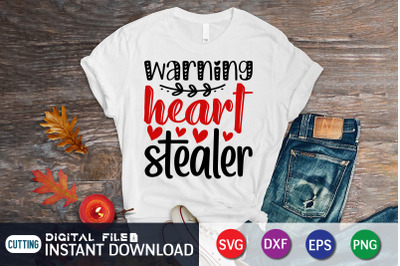 Warning Heart Stealer SVG