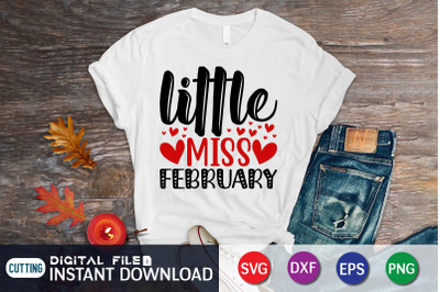 Little Miss February SVG