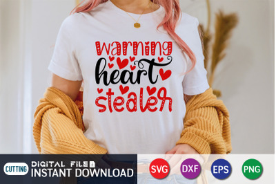 Warning Heart Stealer SVG