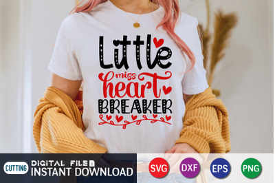 Little Miss Heart Breaker SVG