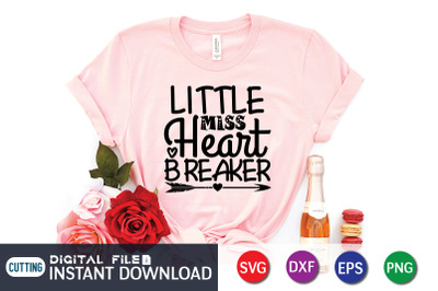 Little Miss Heart Breaker SVG