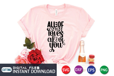 All of me Loves ate of you SVG