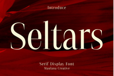 Seltars Display Serif Font