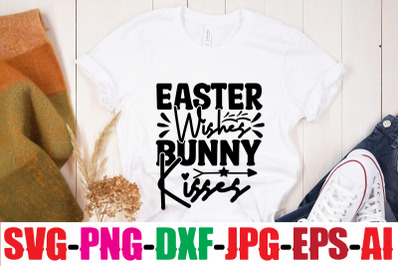 Easter Wishes Bunny Kisses SVG cut file