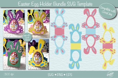 Egg holder bundle| Easter egg holder SVG| Easter bunny egg holder svg|